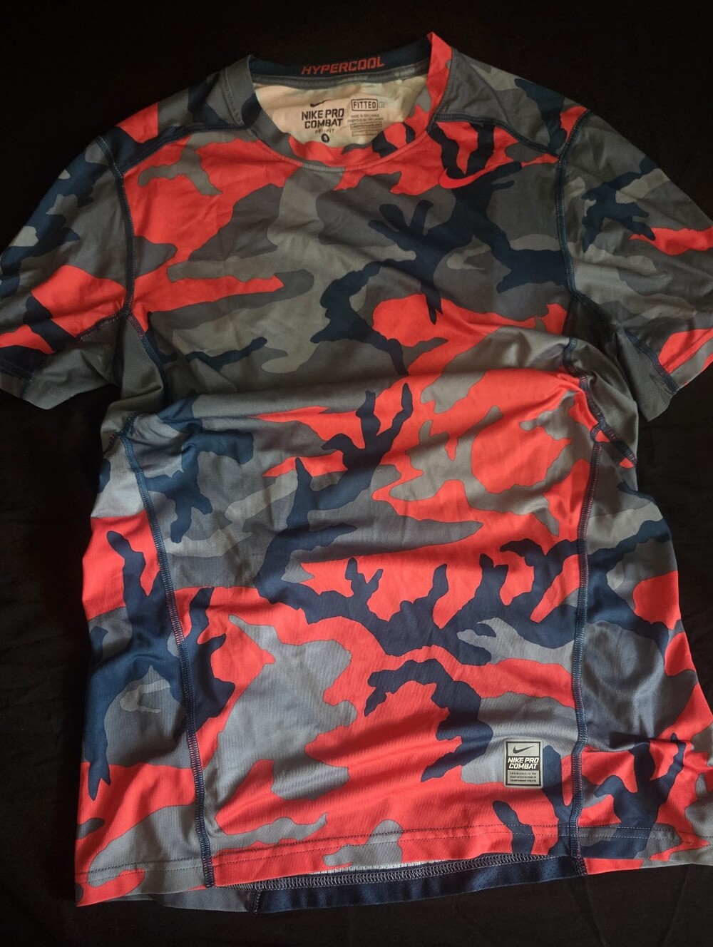 NIKE Prp Combat Hypercool Atletic Shirt, Size: S